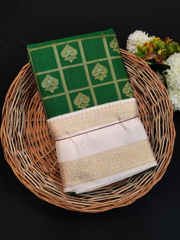 Luxury Semi Silk Saree for Women – Elegant Party Wear