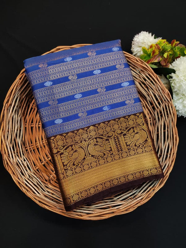 Luxury Semi Silk Saree for Women – Elegant Party Wear