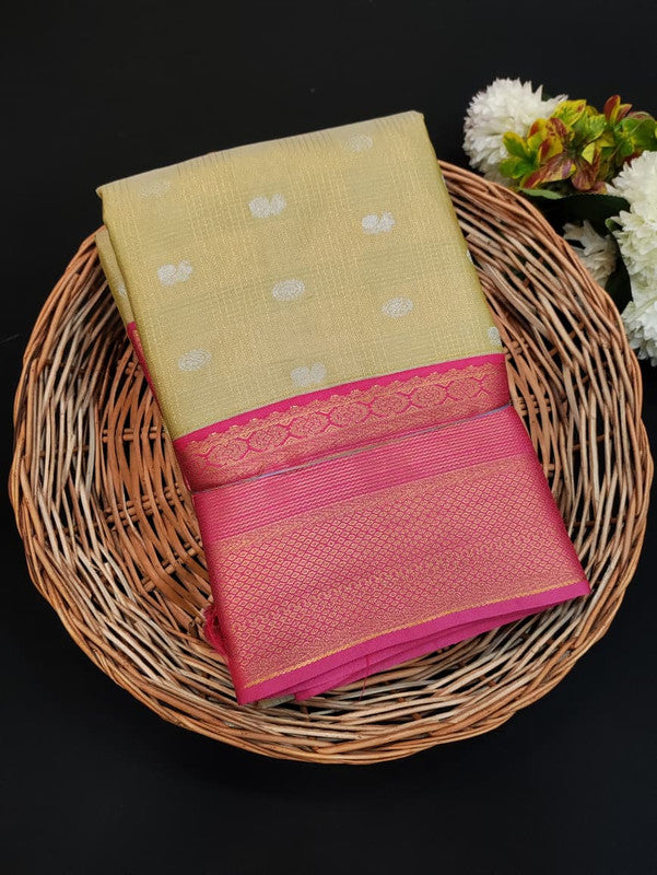 Luxury Semi Silk Saree for Women – Elegant Party Wear