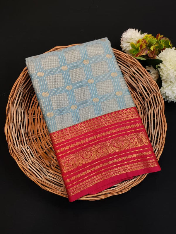 Luxury Semi Silk Saree for Women – Elegant Party Wear