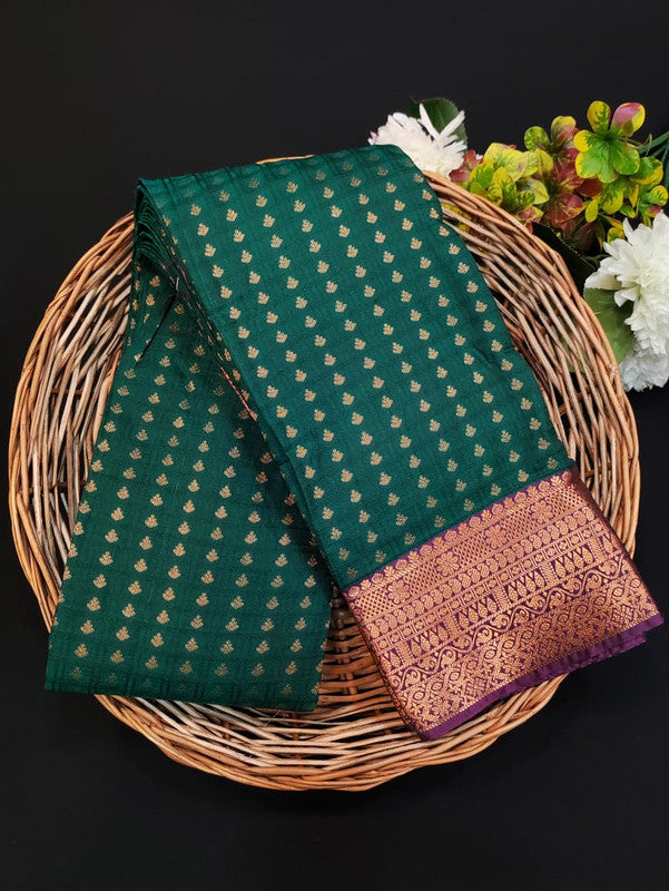 Diya Soft Silk Thousand Butta Saree for Women