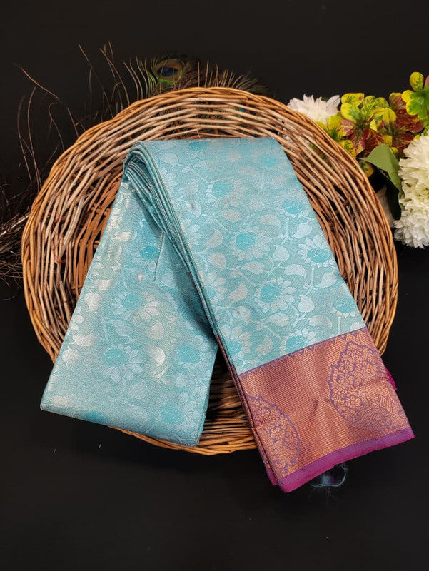 Premium Poontamil Tissue Saree in soft silk for party wear