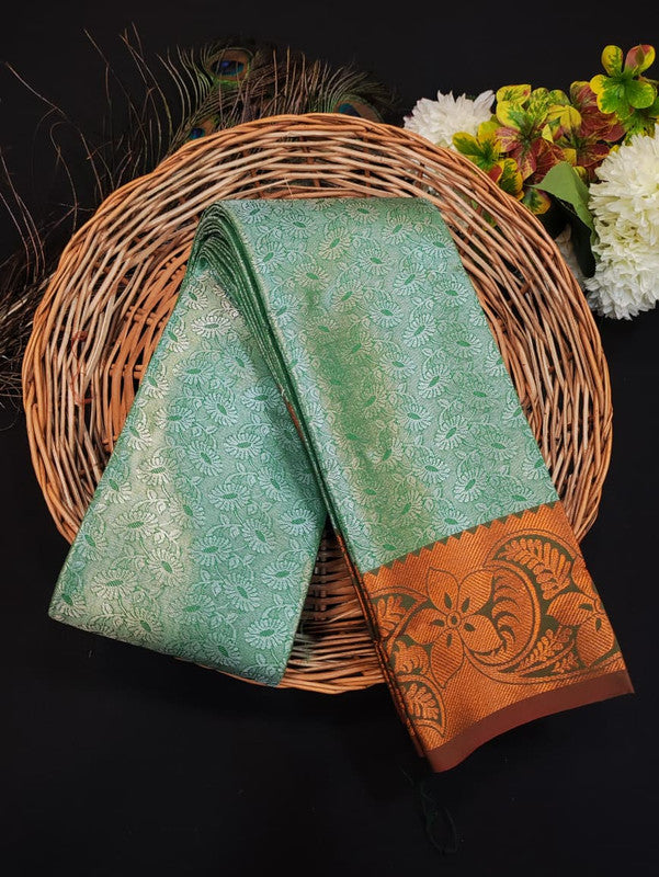Premium Poontamil Tissue Saree in soft silk for party wear