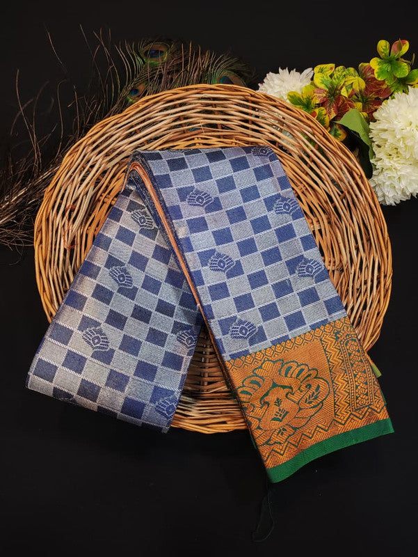 Premium Poontamil Tissue Saree in soft silk for party wear
