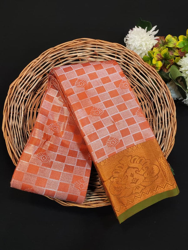 Premium Poontamil Tissue Saree in soft silk for party wear