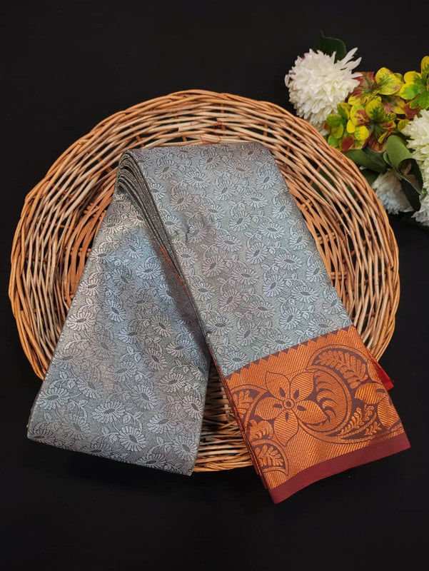 Premium Poontamil Tissue Saree in soft silk for party wear