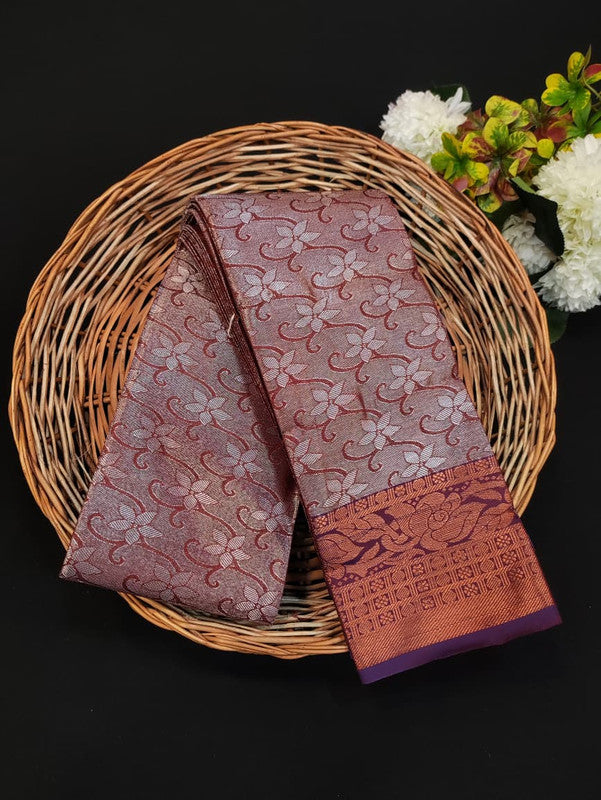 Premium Poontamil Tissue Saree in soft silk for party wear