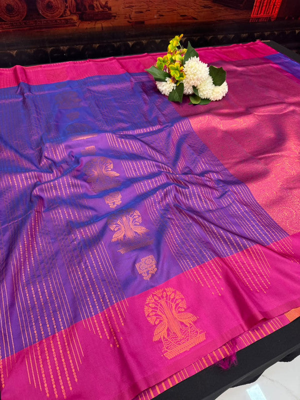 Rain Drop Soft Silk Saree for Party Wear