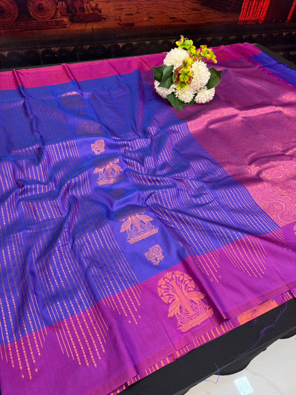 Rain Drop Soft Silk Saree for Party Wear
