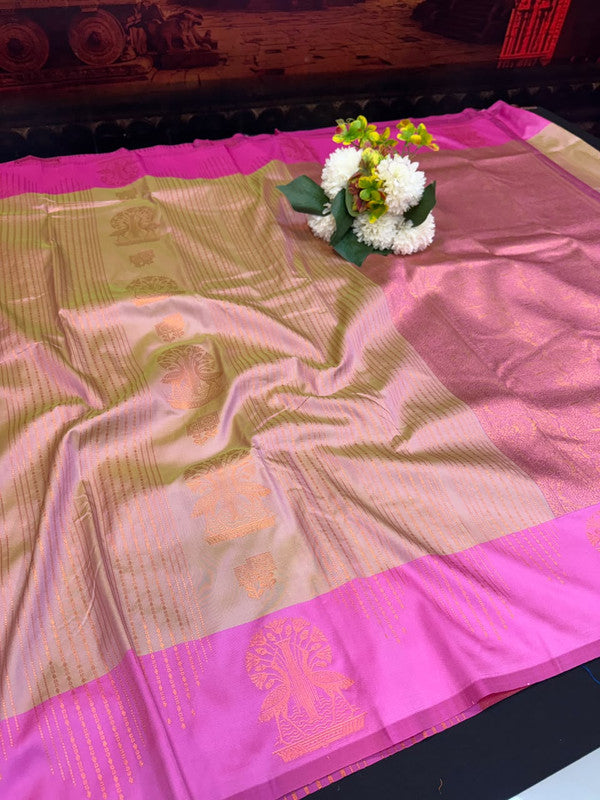Rain Drop Soft Silk Saree for Party Wear