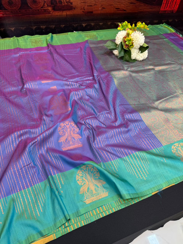 Rain Drop Soft Silk Saree for Party Wear