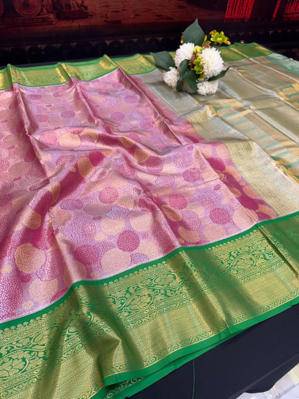 Offer Semi Silk Mild Damage Saree for Party Wear