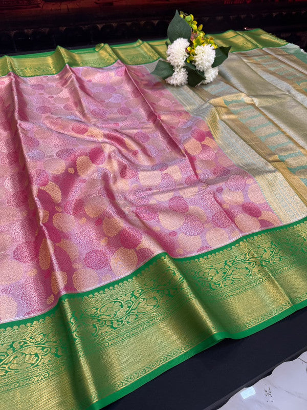 Offer Semi Silk Mild Damage Saree for Party Wear