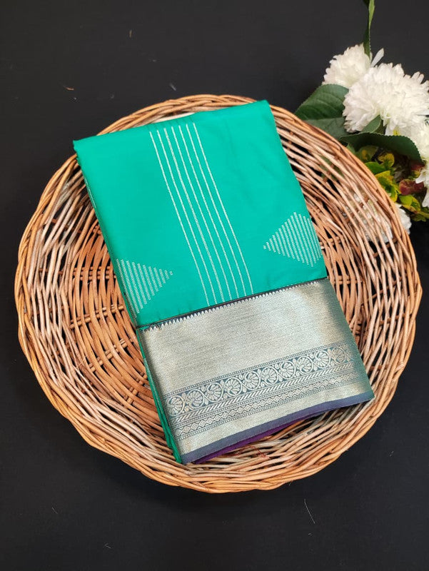 Offer Semi Silk Mild Damage Saree for Party Wear