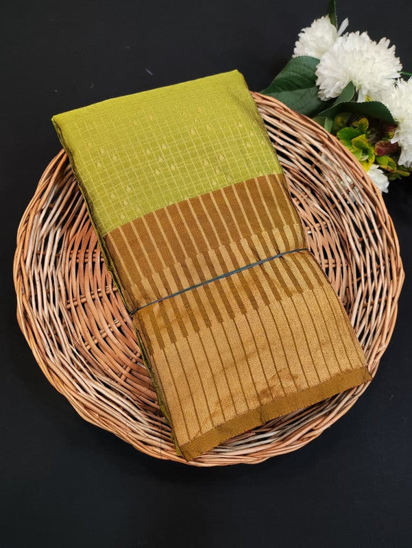 Offer Semi Silk Mild Damage Saree for Party Wear