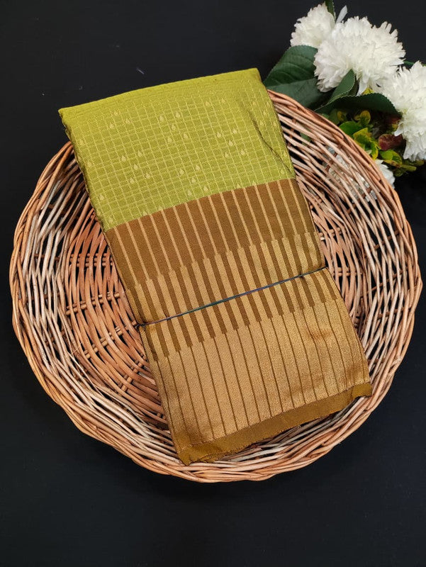 Offer Semi Silk Mild Damage Saree for Party Wear