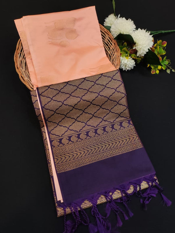 Offer Semi Silk Mild Damage Saree for Party Wear