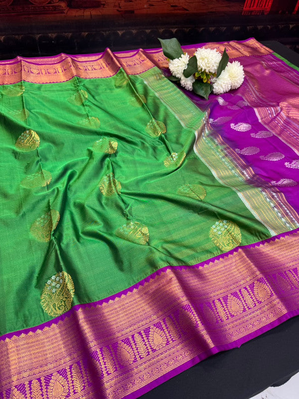 Offer Semi Silk Mild Damage Saree for Party Wear