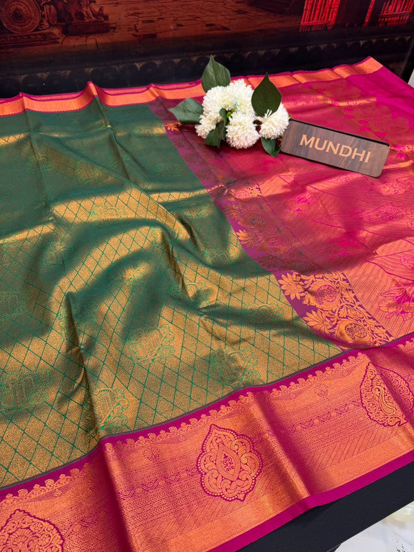 Luxury Rapier Saree with zari work for party wear