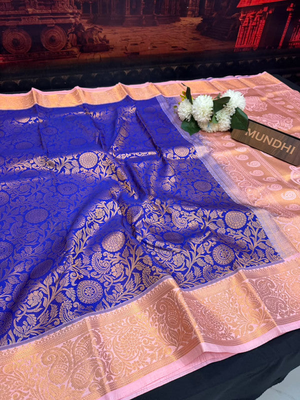 Luxury Rapier Saree with zari work for party wear