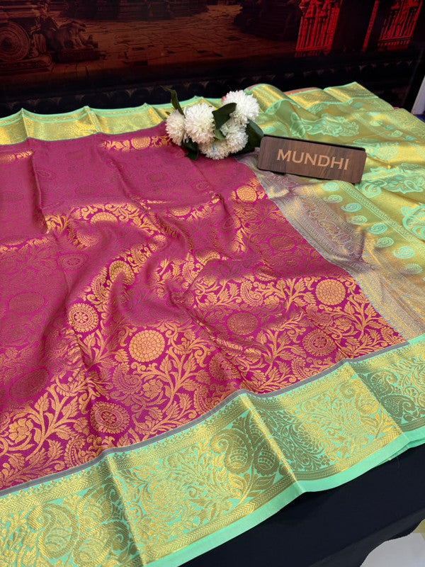 Luxury Rapier Saree with zari work for party wear