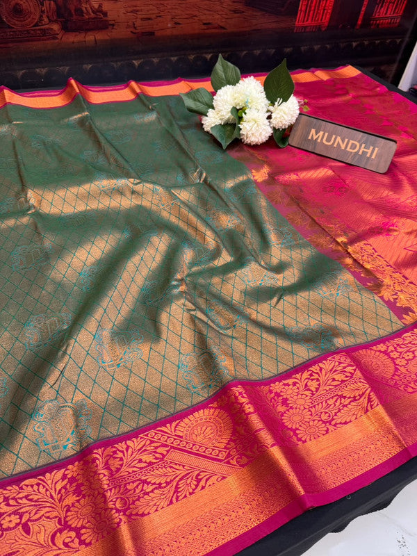 Luxury Rapier Saree with zari work for party wear