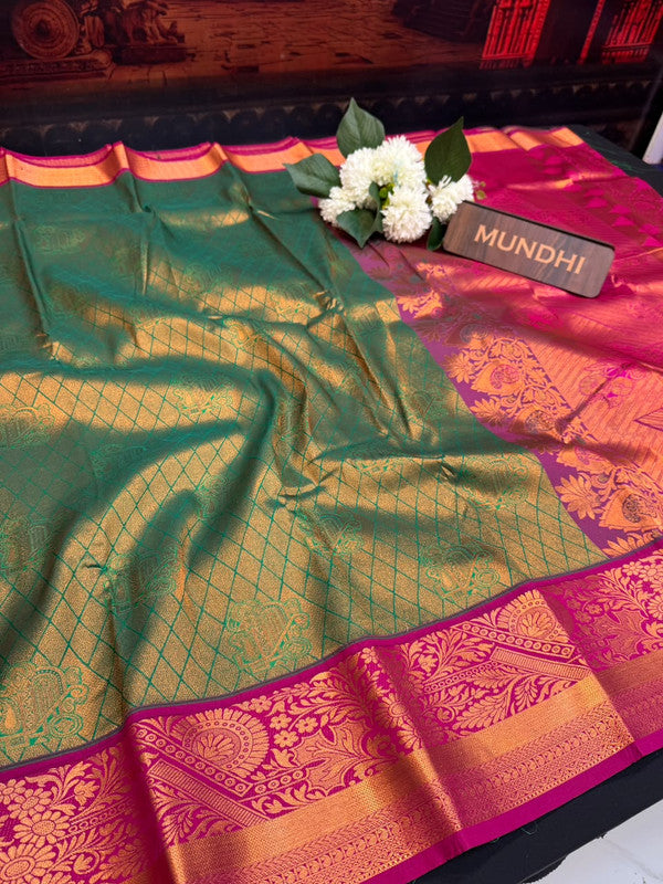 Luxury Rapier Saree with zari work for party wear