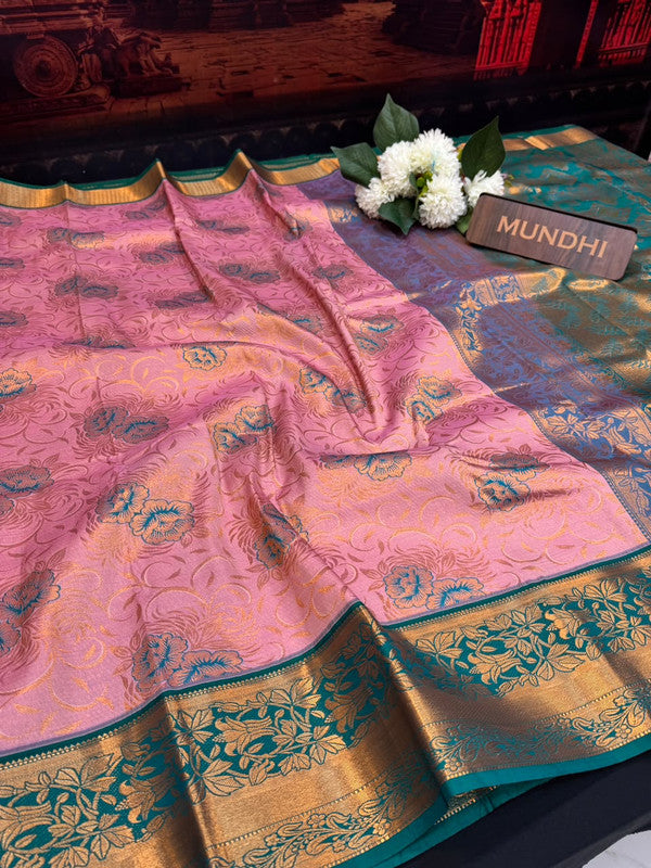 Luxury Rapier Saree with zari work for party wear