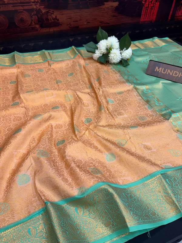 Luxury Rapier Saree with zari work for party wear