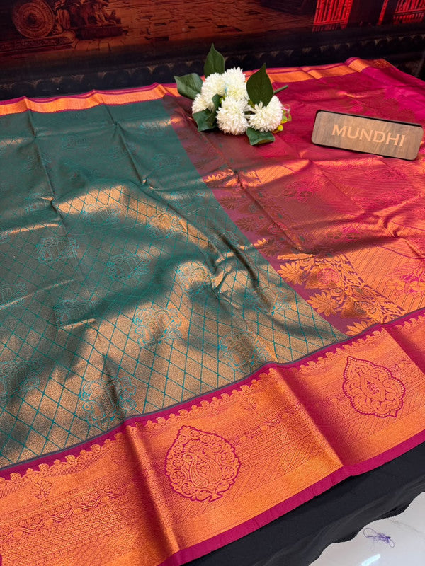 Luxury Rapier Saree with zari work for party wear