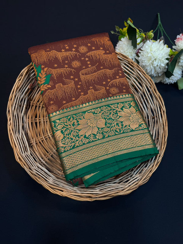 Luxury Rapier Saree with zari work for party wear