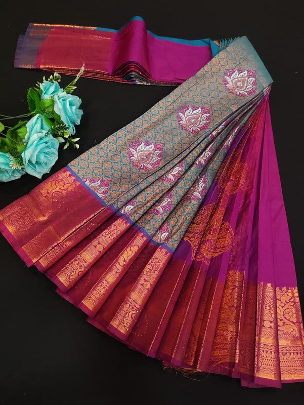 Luxury Rapier Saree with zari work for party wear