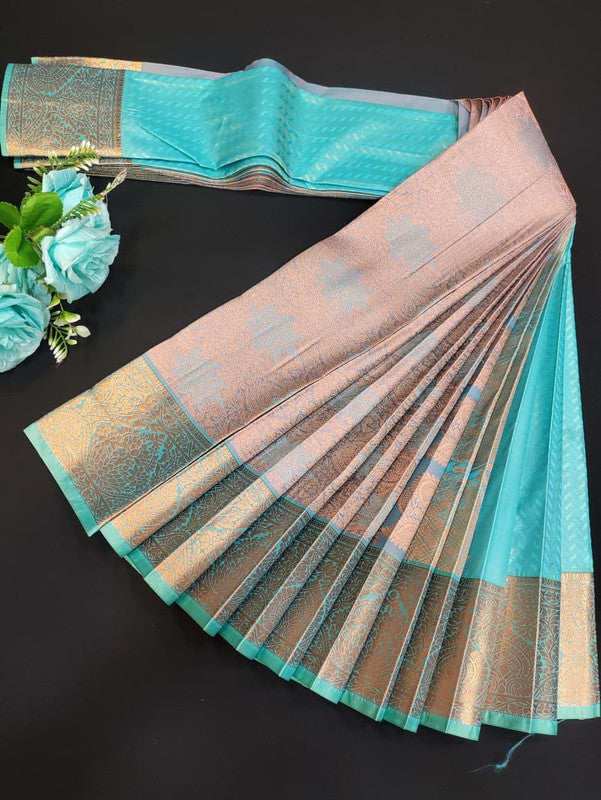 Luxury Rapier Saree with zari work for party wear