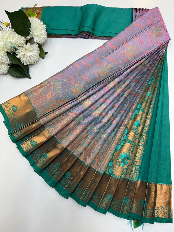 Luxury Rapier Saree with zari work for party wear