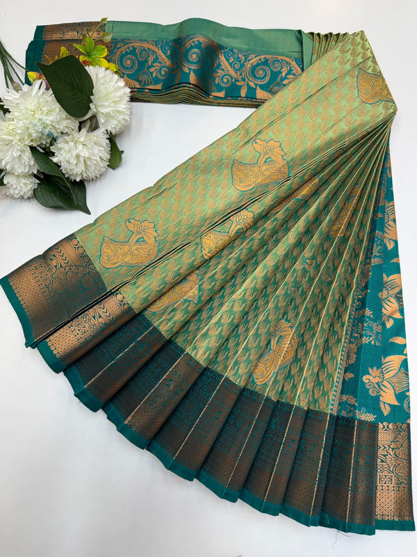 Luxury Rapier Saree with zari work for party wear