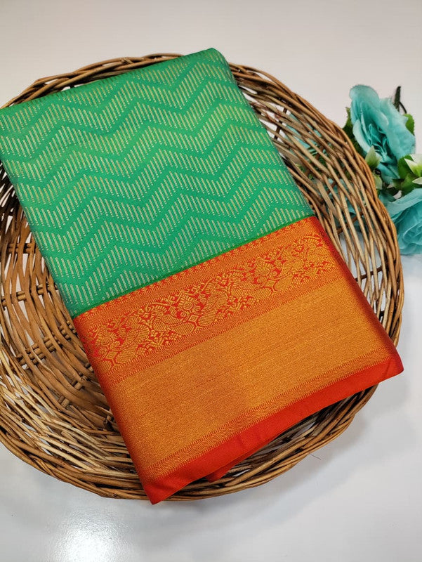 Offer Semi Silk | Mild Damage Saree | (B-2) | FF39