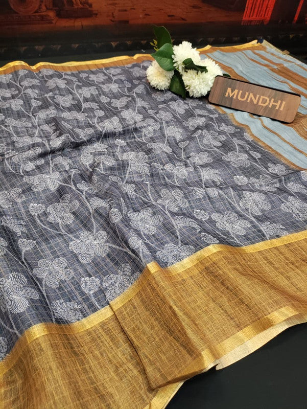 Rupam Digital Fancy Saree in premium fancy fabric for party wear