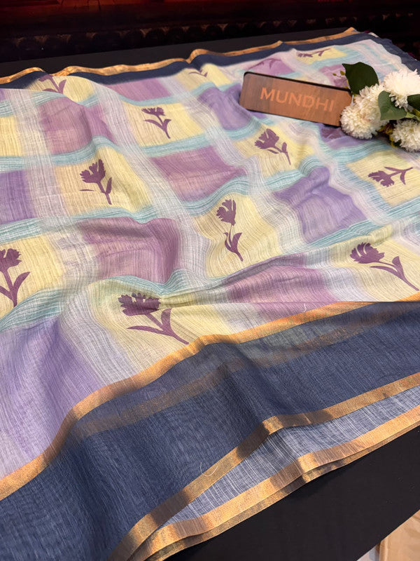 Rupam Digital Fancy Saree in premium fancy fabric for party wear