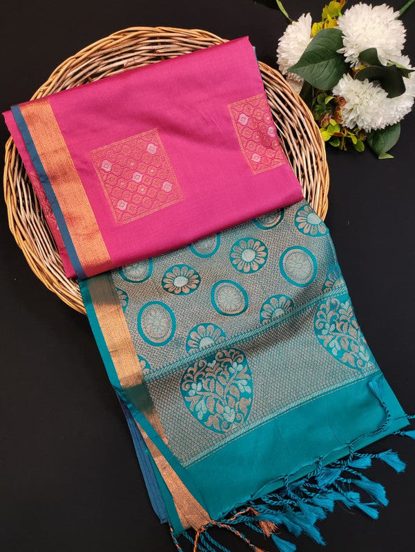 Ramaniyam Soft Silk | Zari Saree | RMY485 - Sri Sakthi Pugazh Tex RMY485 - Soft Silk