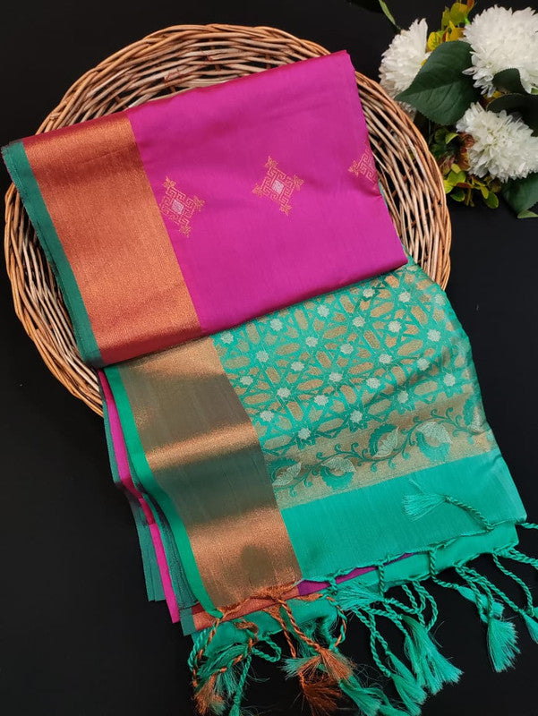 Ramaniyam Soft Silk | Zari Saree | RMY485 - Sri Sakthi Pugazh Tex RMY485 - Soft Silk