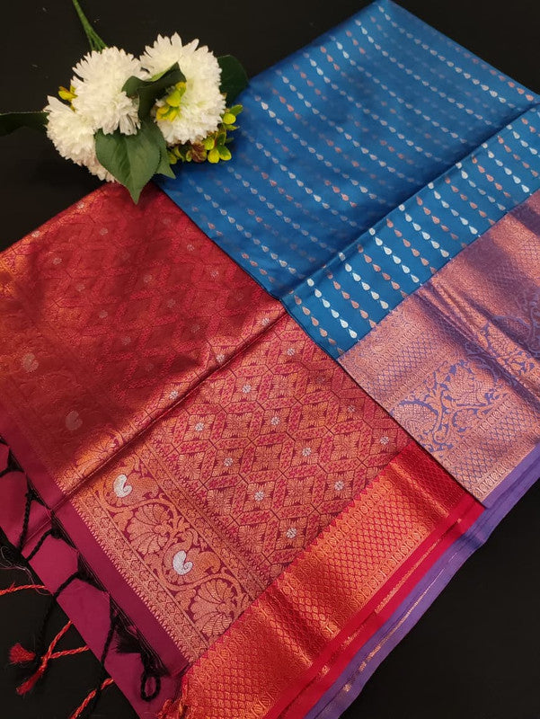 Ramaniyam Soft Silk | Zari Saree | RMY485 - Sri Sakthi Pugazh Tex RMY485 - Soft Silk