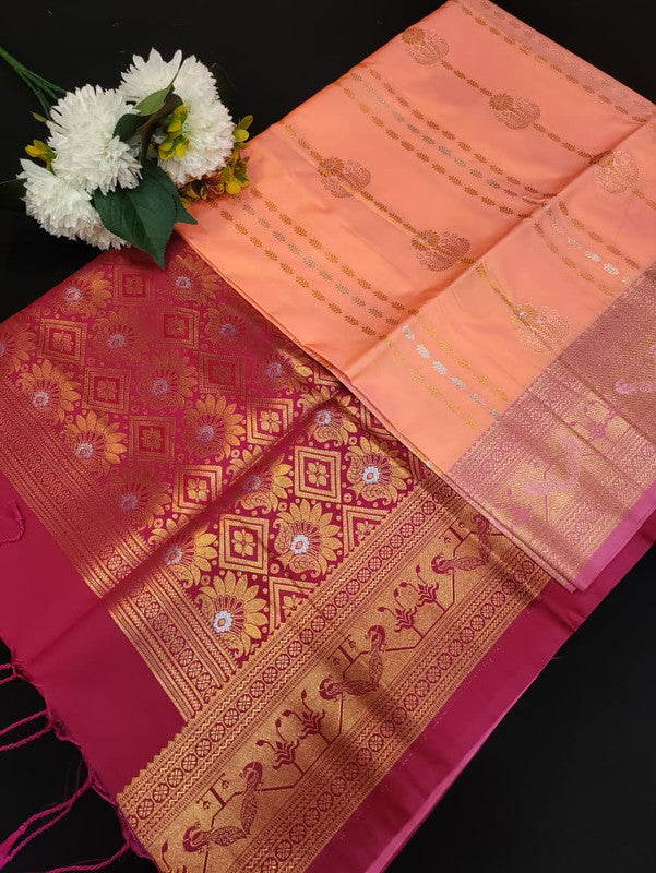 Ramaniyam Soft Silk | Zari Saree | RMY485 - Sri Sakthi Pugazh Tex RMY485 - Soft Silk