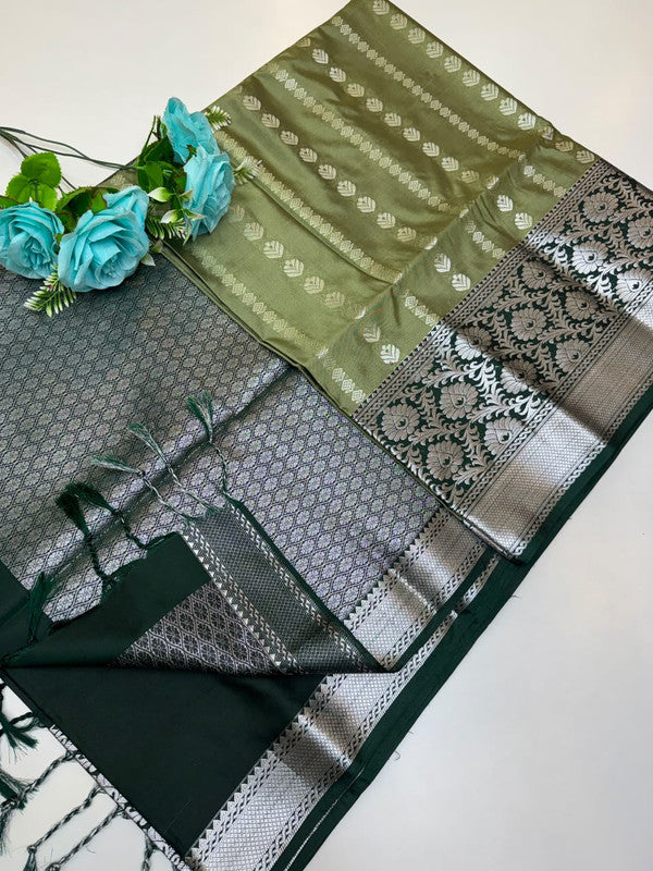 Priyanka Semi Pure Pattu Saree in Semi Silk for women
