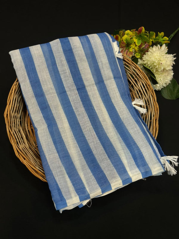 Post Card Cotton Saree in Fancy Cotton for Festival Wear