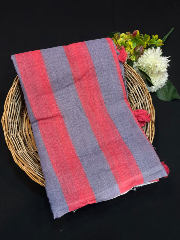 Post Card Cotton Saree in Fancy Cotton for Festival Wear