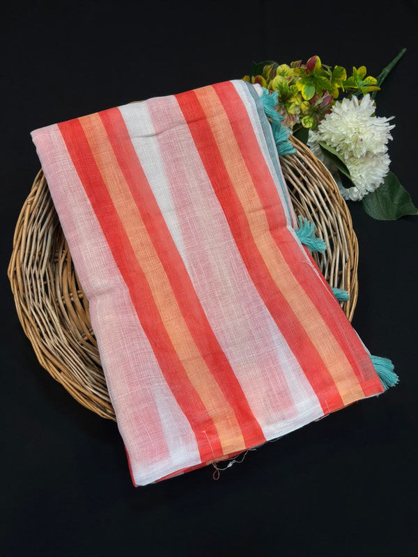Post Card Cotton Saree in Fancy Cotton for Festival Wear