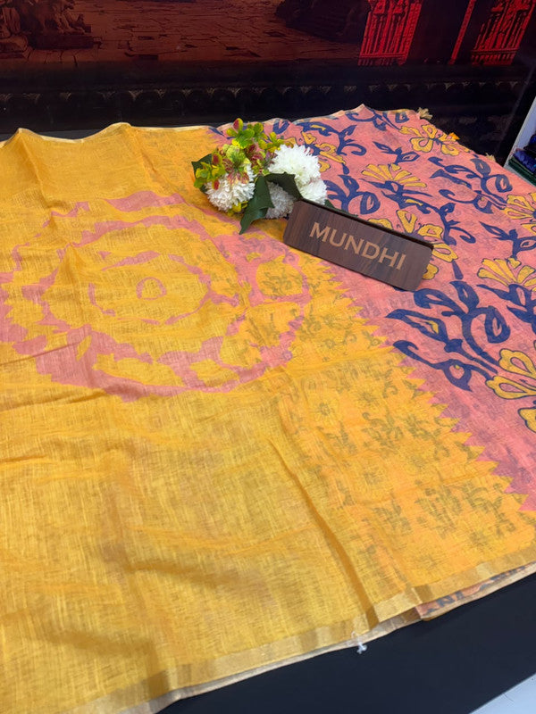 Fancy Saree for Party Wear with Plain Contrast Blouse