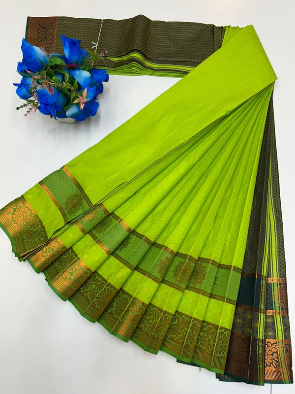 Premium Poontamil Soft Silk Saree with |Jacquard Blouse| PPC178
