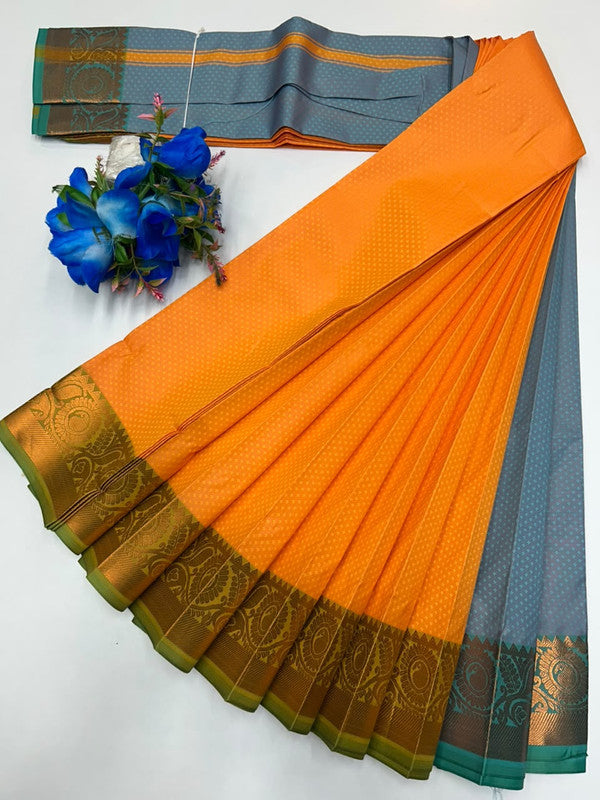 Premium Poontamil Soft Silk Saree with |Jacquard Blouse| PPC207 - Sri Sakthi Pugazh Tex - Premium Poontamil