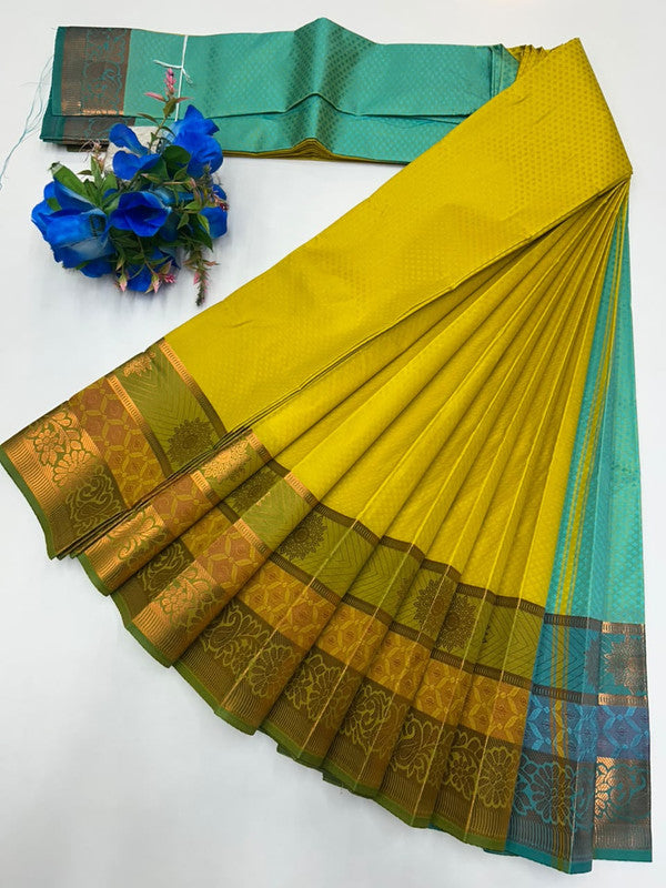 Premium Poontamil Soft Silk Saree with |Jacquard Blouse| PPC207 - Sri Sakthi Pugazh Tex - Premium Poontamil
